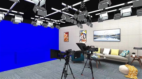 前方的卫星信号车终于抢通