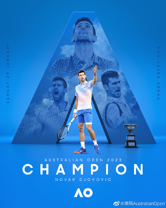 德约科维奇澳网十冠王追平纳达尔大满贯纪录